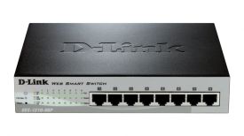 D-Link 8-port Fast Ethernet PoE Smart Switch