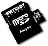 Patriot Karta pamięci microSDHC 8 GB Adapter SD
