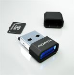 A-Data Czytnik kart pamięci Micro SD/Micro SDHC USB2.0 -microReader V3 Black-Blue