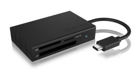 RaidSonic Technology IcyBox Zewnętrzny multi czytnik kart pamięci USB 3.0 Type-C, CF, SD, microSD