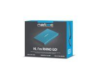 NATEC obudowa RHINO GO USB 3.0 na dysk 2,5'' SATA, niebieska, Aluminium