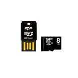 Silicon-Power Key USB Czytnik kart microSD / SDHC / SDXC + karta pamięci 8GB
