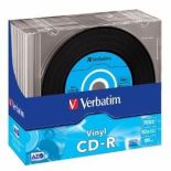 Verbatim CD-R 700MB x48 SUPER AZO VINYL DISC (slim, 10szt)