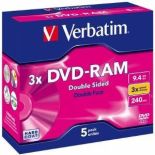 Verbatim DVD-RAM 9,4GB x3 (BOX, 5szt)
