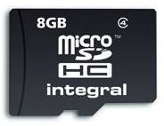 Integral micro SecureDigital HC 8GB (class 4)