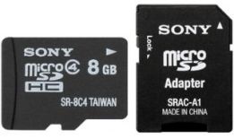 Sony Karta microSD 8 GB z adaptorem klasa 4