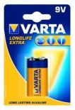 VARTA Baterie Varta Longlife Extra 6LR61/PP3 9V 1szt