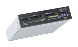 Akasa 3.5'' Czytnik kart pamięci AK-ICR-14, 6-slotów, USB 3.0