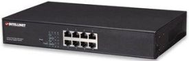 Intellinet Network Solutions Intellinet 8-Port PoE Web-Managed Desktop Gigabit Switch (130 W), 8 PoE+/PoE ports 802.3at/af