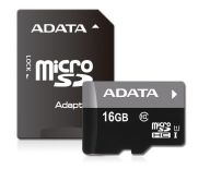 A-Data karta pamięci micro SDHC 16GB Class 10 UHS-I (50 MB/s , MAX IOPS)+ Adapter