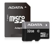 A-Data karta pamięci micro SDHC 32GB Class 10 UHS-I (50 MB/s ,MAX IOPS)+ Adapter
