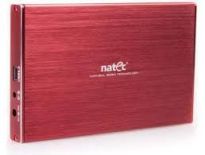 NATEC Kieszeń zewnętrzna HDD sata RHINO 2,5'' USB 3.0 Aluminium LIMITED ED. Red
