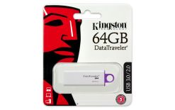 Kingston Pendrive (Pamięć USB) 64 GB USB 3.0 Biało-fioletowy