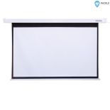 4World Elektryczny ekran projekcyjny z przełącznikiem 265x149 (16:9) biały mat