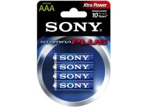 Sony Baterie alkaliczne Stamina Plus LR03 x 4 szt.