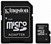 Kingston Karta pamięci microSDHC 4 GB