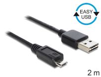 DeLOCK kabel EASY-USB 2.0-A męskie > Micro USB 2.0 męskie 2 m