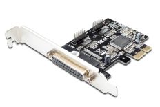 Digitus Kontroler LPT/RS232 PCI Express, 1xDB25 2xDB9,Low Profile, Chip: MCS9901