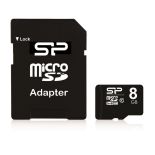Silicon-Power Karta Pamięci Micro SDHC 8GB Class 10 +Adapter