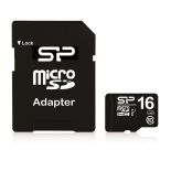 Silicon-Power Karta Pamięci Micro SDHC 16GB Class 10 +Adapter