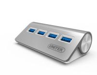 Unitek Hub 4x USB 3.0. aluminium, Y-3186