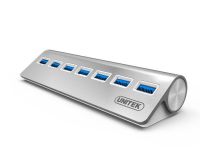 Unitek Hub 7x USB 3.0. aluminium, Y-3187