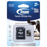Team Group Karta Pamięci Micro SDHC 32GB Class 10 +Adapter