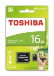 Toshiba Karta Pamięci Micro SDHC 16GB Class 4 + Adapter
