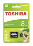 Toshiba Karta Pamięci Micro SDHC 8GB Class 4 + Adapter