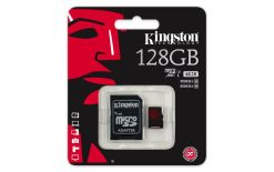 Kingston Karta pamięci microSDXC 128 GB Adapter SD