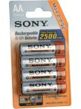 Sony Akumulatory AA 2500 mAhx 4 szt. High Capacity Sony