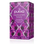 Herbata PORZECZKA RÓŻA HIBISKUS KOPER/ Blackcurrant Beauty 20 torebek Pukka