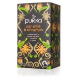 Herbata Star Anise (Dawny Green Chai) Pukka 20 torebek i rozgrzewająca zielona herbata BIO
