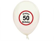 Balony urodzinowe - 50 (5szt.)