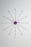 Zegar ścienny Umbrella fioletowy