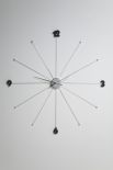 Zegar ścienny Umbrella srebrny 