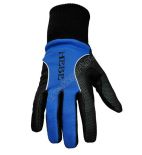 FGN Rękawiczki rowerowe żelowe z palcami czarno-niebieskie Rozmiar XL