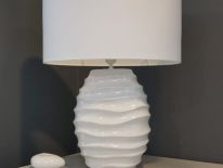 Lampa stołowa ONDA TL biała 45x61cm [AZ01887]