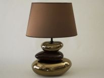 Lampa stołowa KEIKO złoto brązowa 40x27x58cm [AZ01093]