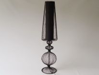 Lampa stojąca NOSTALGIA czarna 24x100cm [AZ01602]