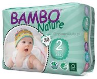 BAMBO NATURE Ekologiczne Pieluszki Jednorazowe Mini
