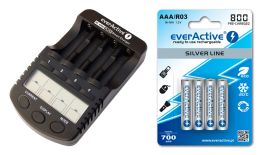 ładowarka everActive NC-1000 PLUS + 4 x R03/AAA everActive 800