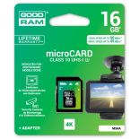 karta pamięci GOODRAM microSDHC 16GB M3AA class 10 UHS-I U3 MLC 45/90MB/s