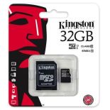 karta pamięci Kingston microSDHC 32GB class 10 UHS-I + adapter SD