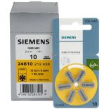 60 x baterie do aparatów słuchowych Siemens 10MF Hg 0%