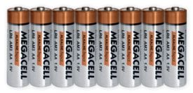 40 x bateria alkaliczna Megacell LR6 AA