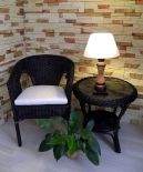 LAMPA STOŁOWA NOCNA ORIENTALNA DEKOROWANA DREWNEM