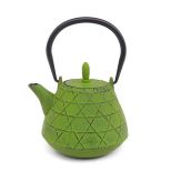 Zaparzacz czajnik żeliwny do herbaty 1,0 L zielony