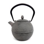 Zaparzacz czajnik żeliwny do herbaty 1,0 L szary