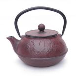 Zaparzacz czajnik żeliwny do herbaty 0,9 L brązowy